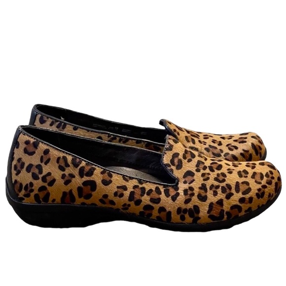 Dansko Olivia Calf Hair Leopard Print Slip On Loafer Flats, Size 37 | 6.5-7 NWT - Picture 5 of 16